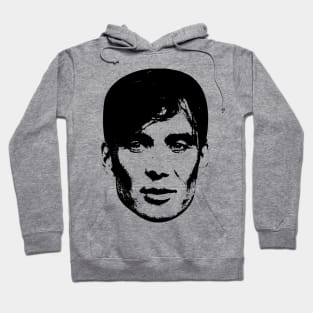 Cillian Murphy Portrait: Captivating Artistry for Fans of the Talented Actor Hoodie